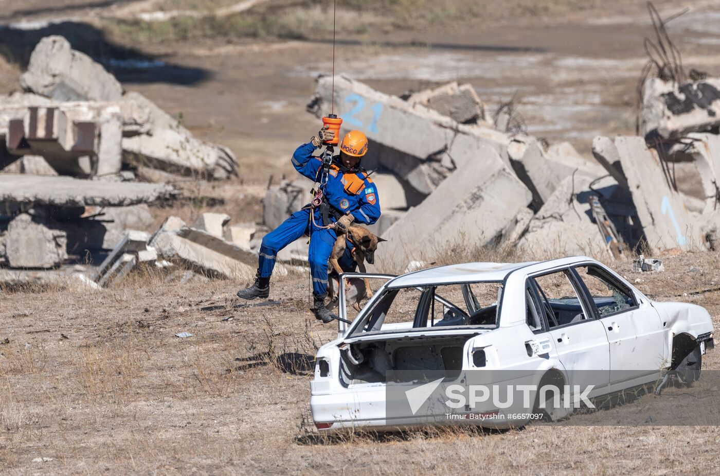 Kazakhstan Emergency Services Drills