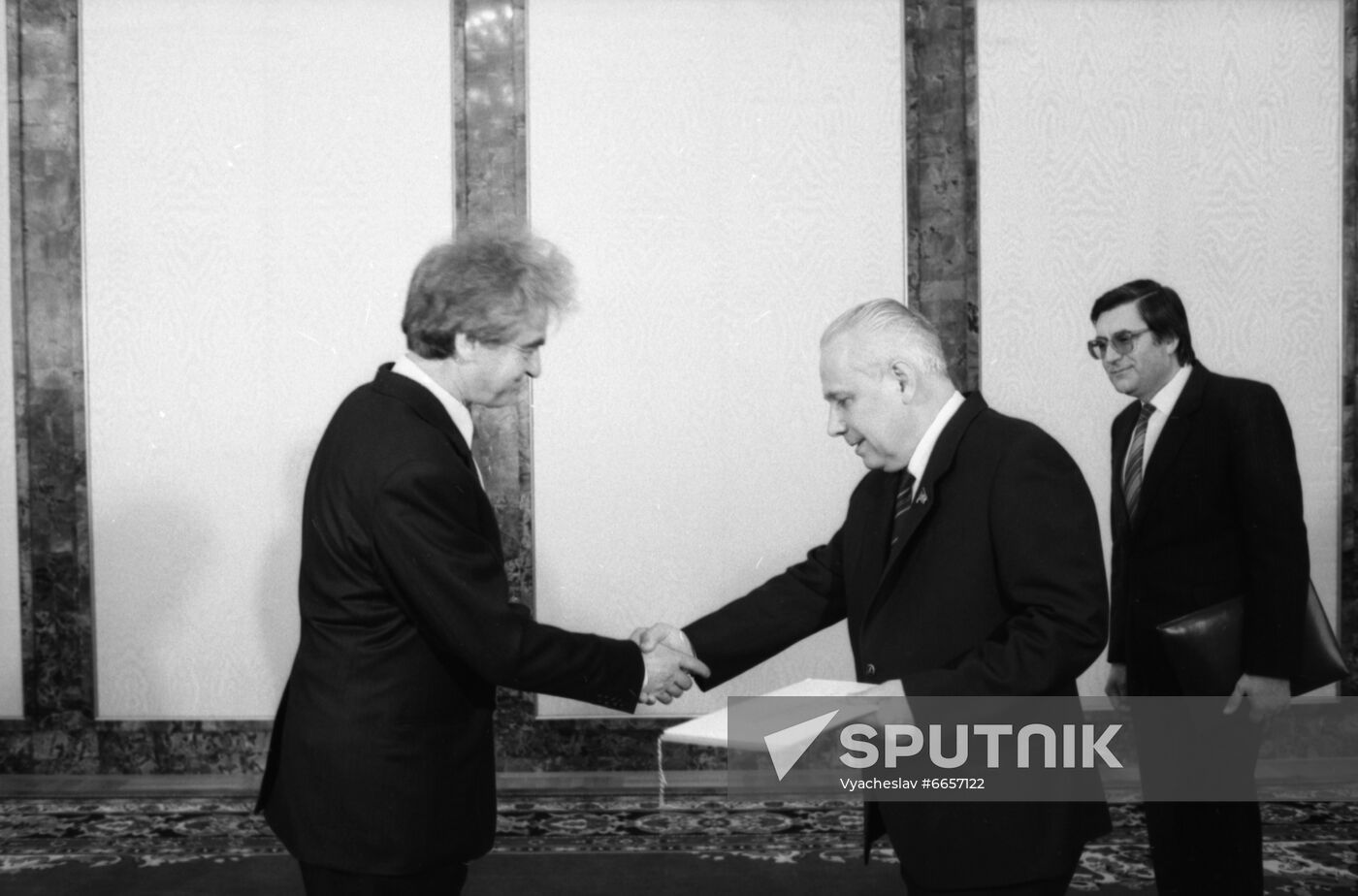 Presenting credentials in Kremlin
