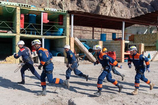 Kazakhstan Emergency Services Drills