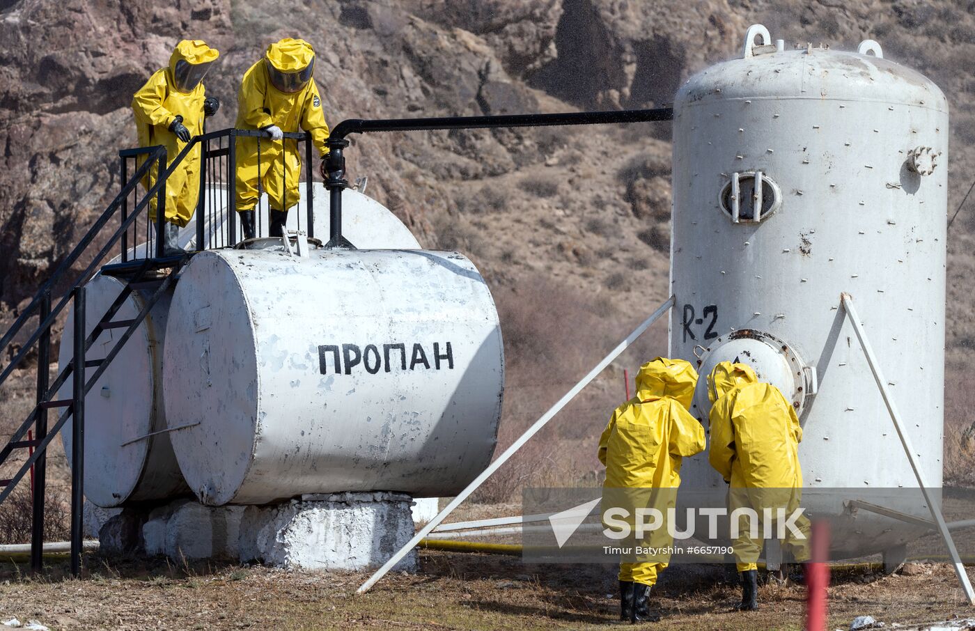 Kazakhstan Emergency Services Drills