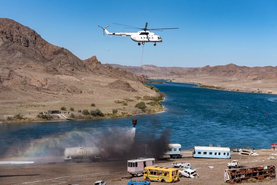 Kazakhstan Emergency Services Drills
