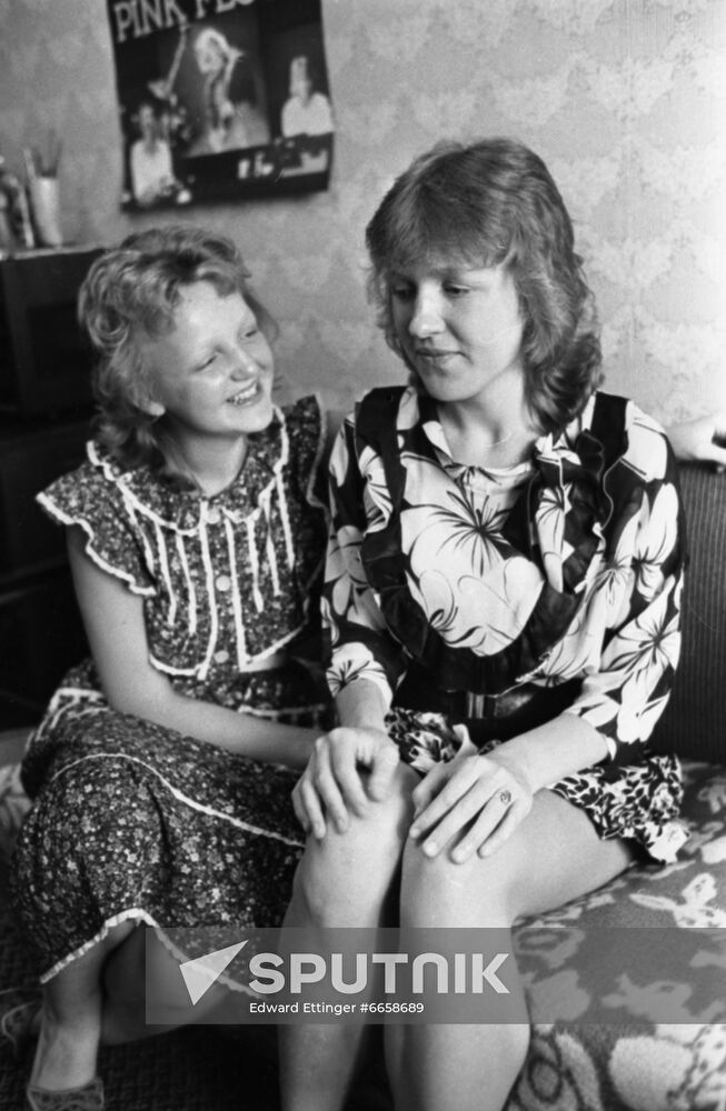 Visually impaired person Natalia Davydova