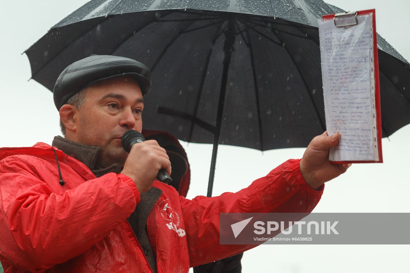 Russia Parliamentary Election Results Protest