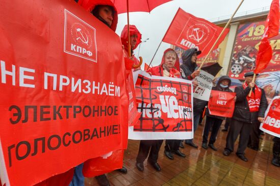 Russia Parliamentary Election Results Protest