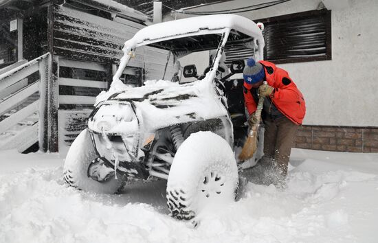 Russia Snowfall