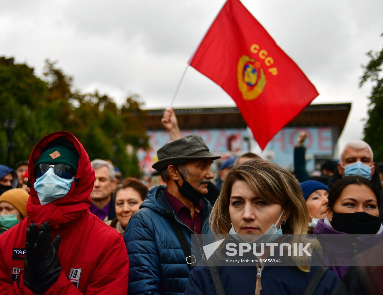 Russia Parliamentary Election Results Protest