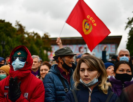 Russia Parliamentary Election Results Protest