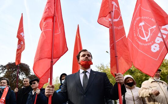 Russia Parliamentary Election Results Protest