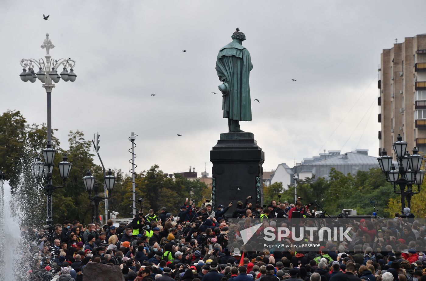 Russia Parliamentary Election Results Protest