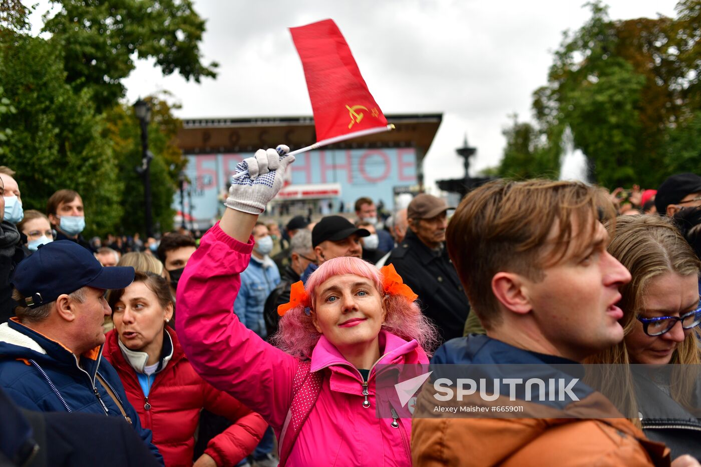 Russia Parliamentary Election Results Protest