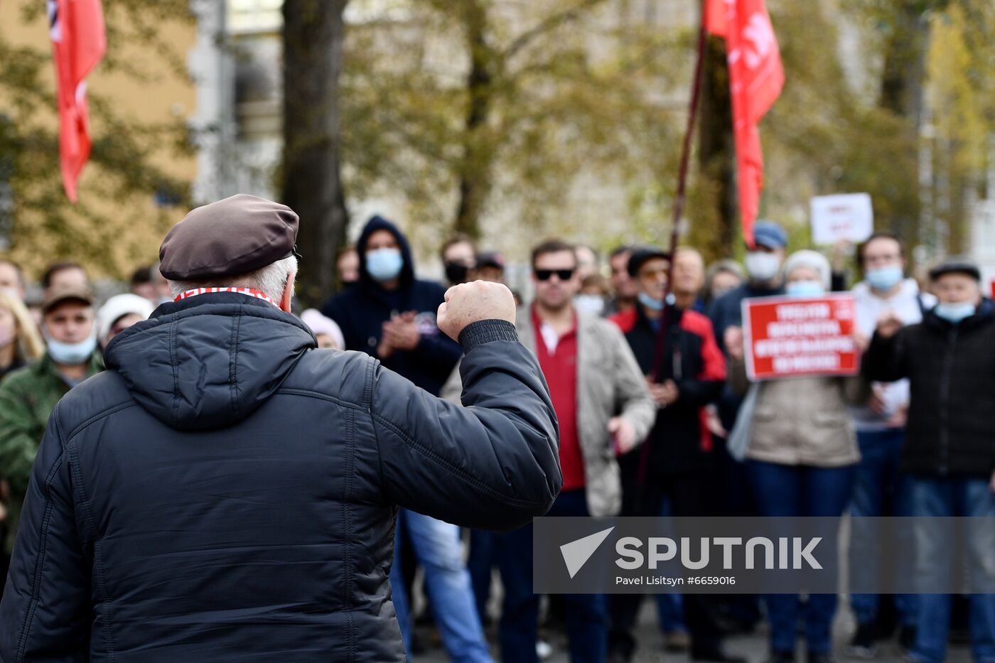Russia Parliamentary Election Results Protest