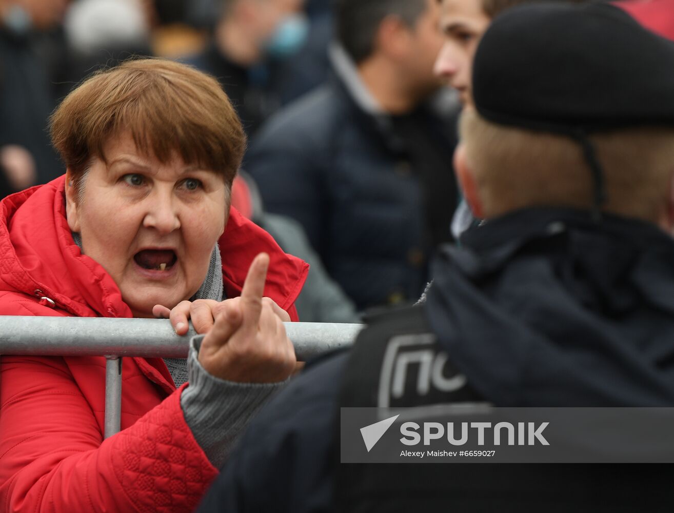 Russia Parliamentary Election Results Protest