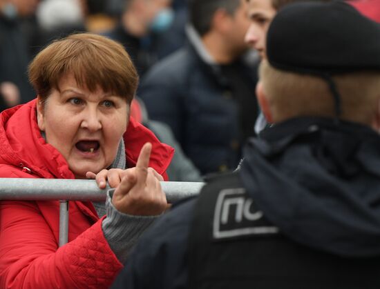 Russia Parliamentary Election Results Protest