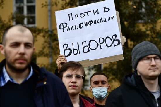 Russia Parliamentary Election Results Protest