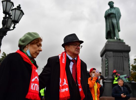 Russia Parliamentary Election Results Protest