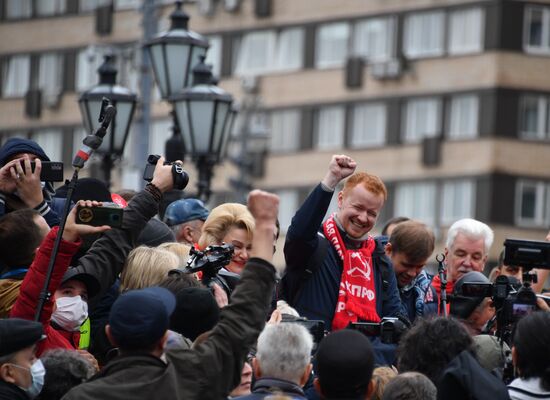 Russia Parliamentary Election Results Protest