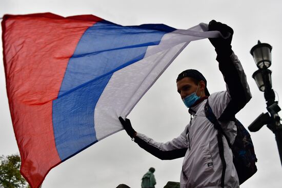 Russia Parliamentary Election Results Protest