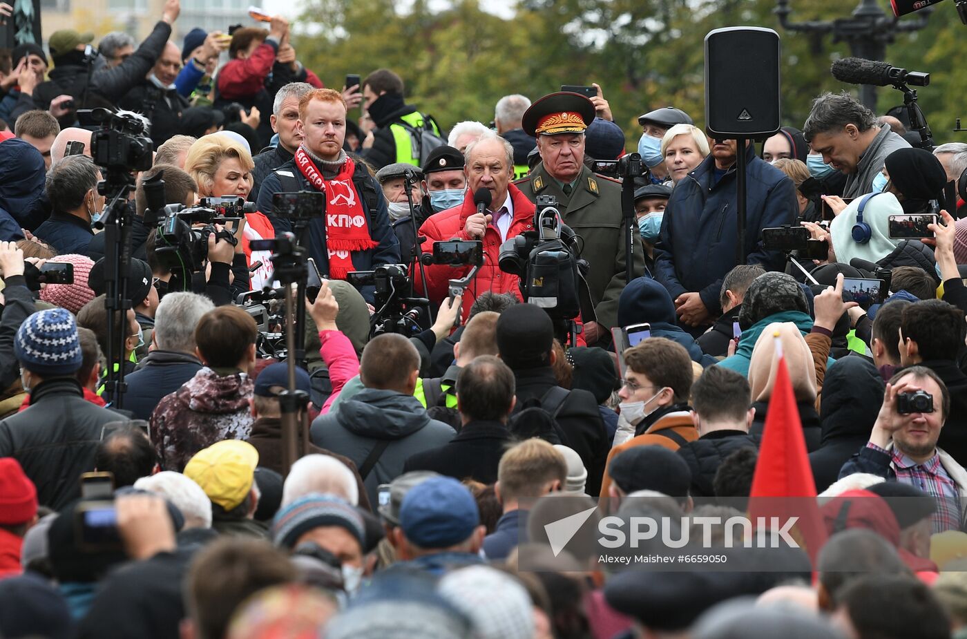 Russia Parliamentary Election Results Protest