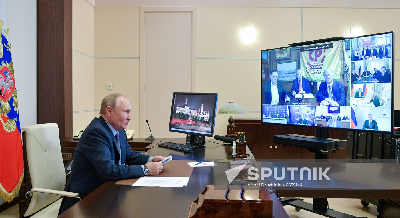 Russia Putin Political Parties Leadership