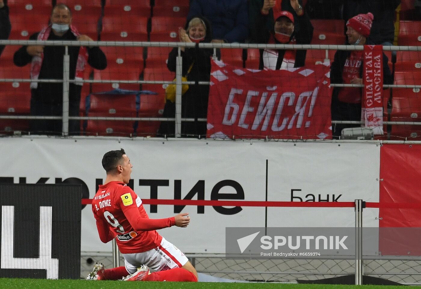 Russia Soccer Premier-League Spartak - Ufa