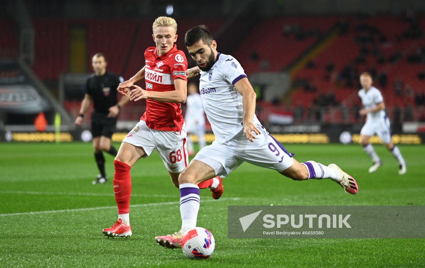 Russia Soccer Premier-League Spartak - Ufa