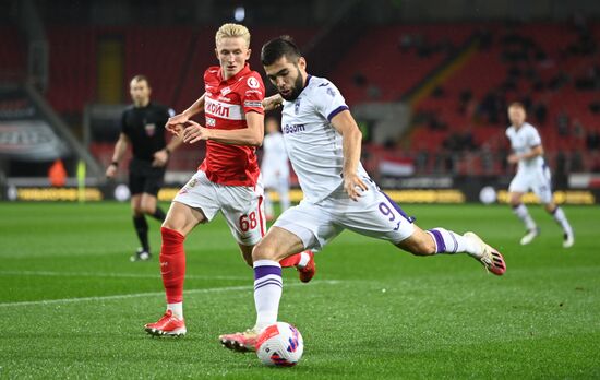 Russia Soccer Premier-League Spartak - Ufa