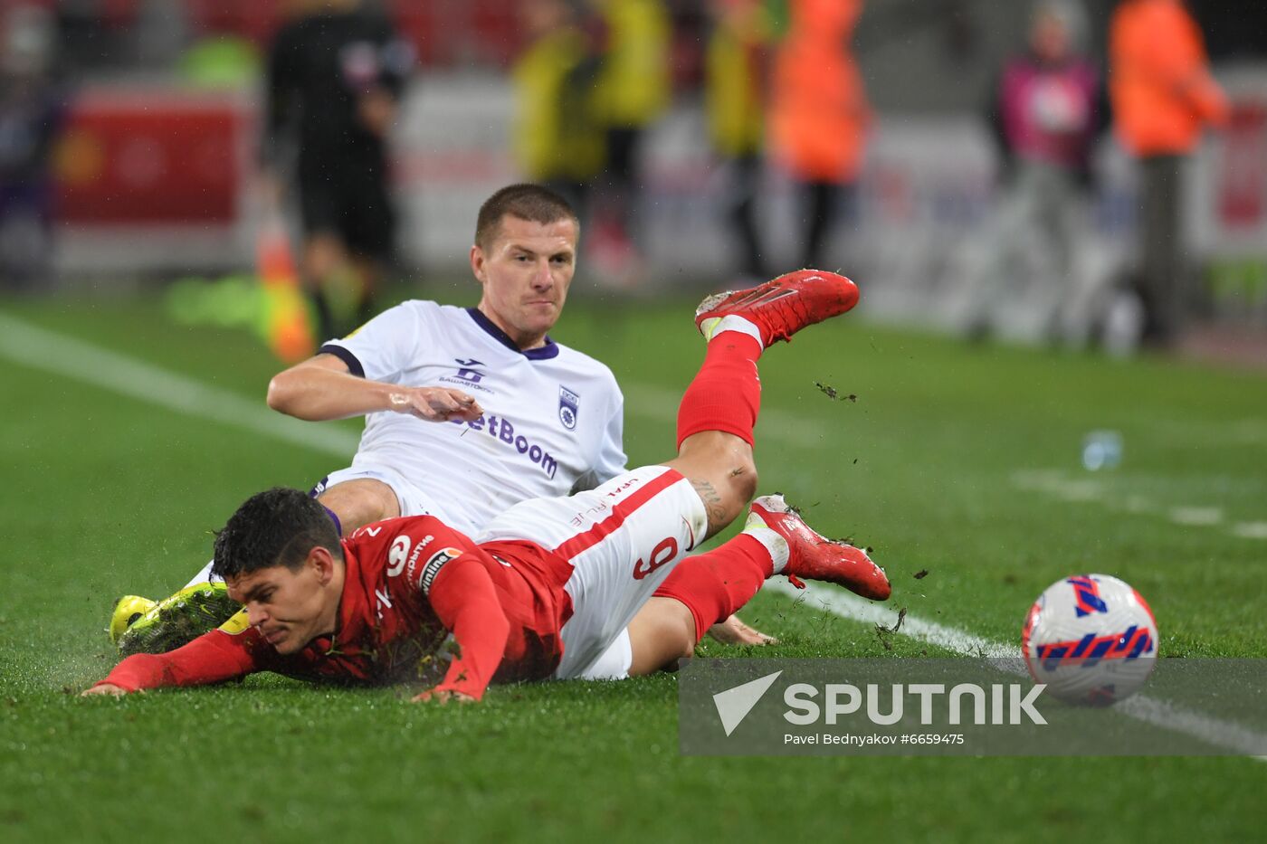 Russia Soccer Premier-League Spartak - Ufa
