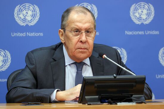 US UN Russia Lavrov News Conference