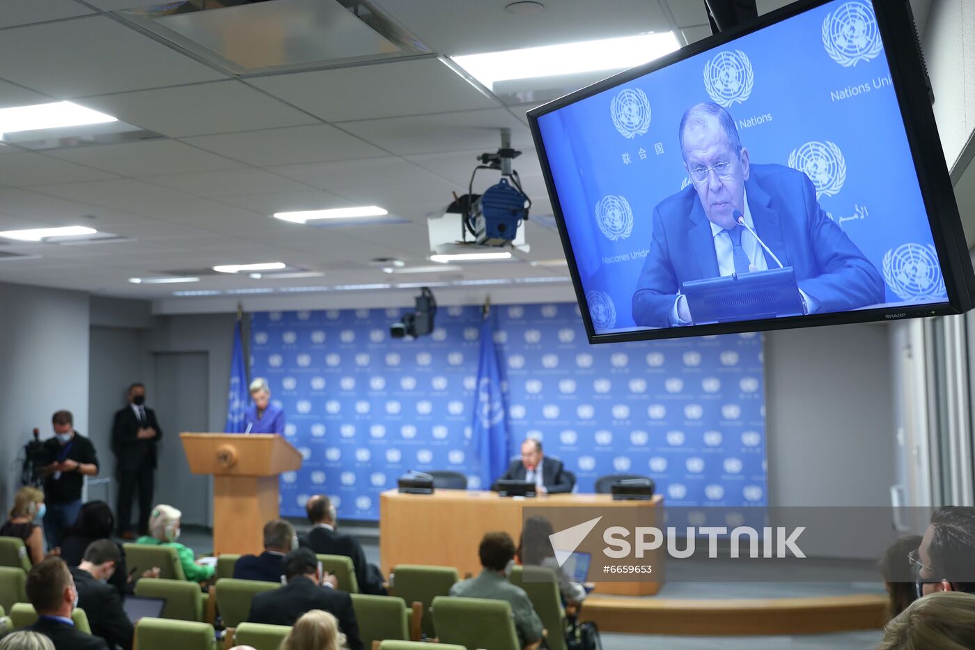 US UN Russia Lavrov News Conference