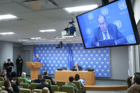 US UN Russia Lavrov News Conference