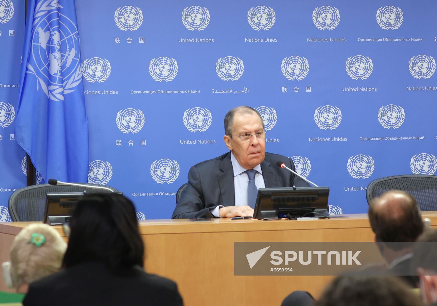 US UN Russia Lavrov News Conference