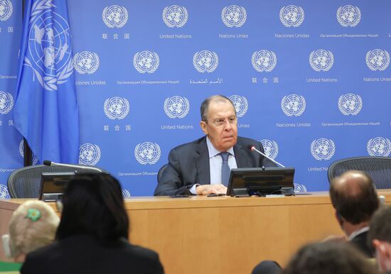 US UN Russia Lavrov News Conference