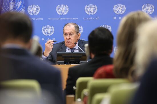 US UN Russia Lavrov News Conference