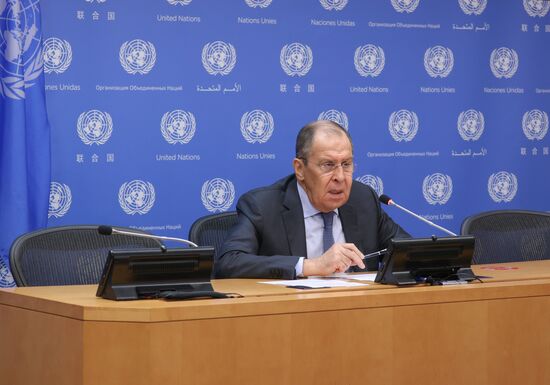 US UN Russia Lavrov News Conference