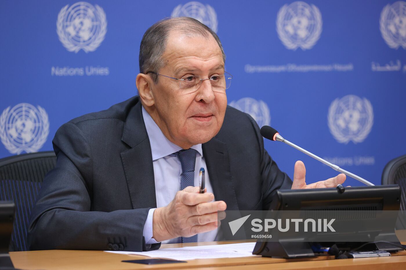US UN Russia Lavrov News Conference
