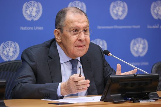 US UN Russia Lavrov News Conference