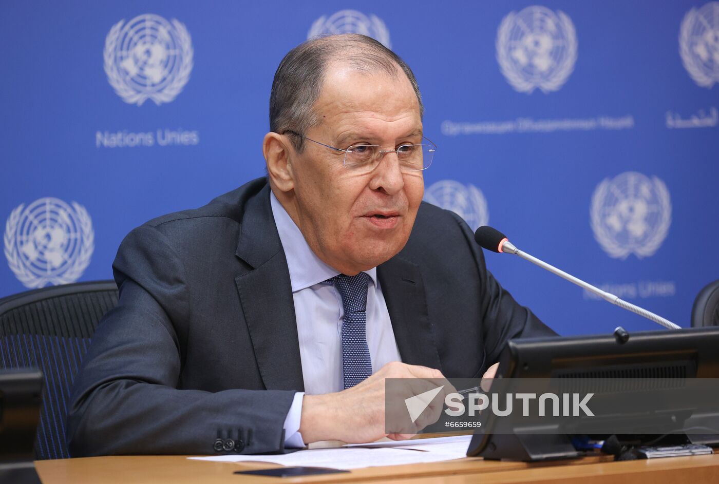 US UN Russia Lavrov News Conference