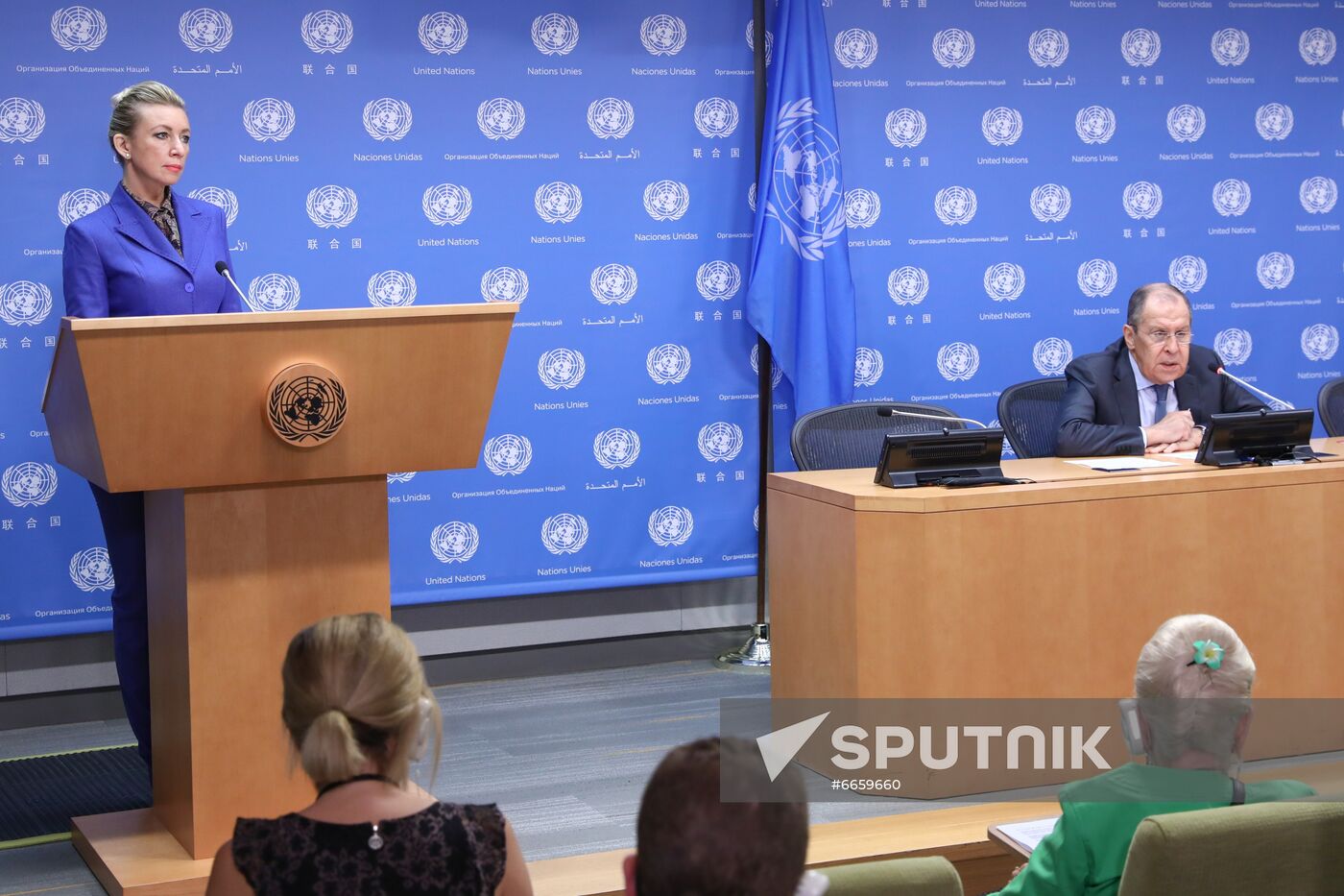 US UN Russia Lavrov News Conference