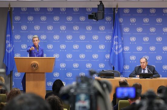 US UN Russia Lavrov News Conference