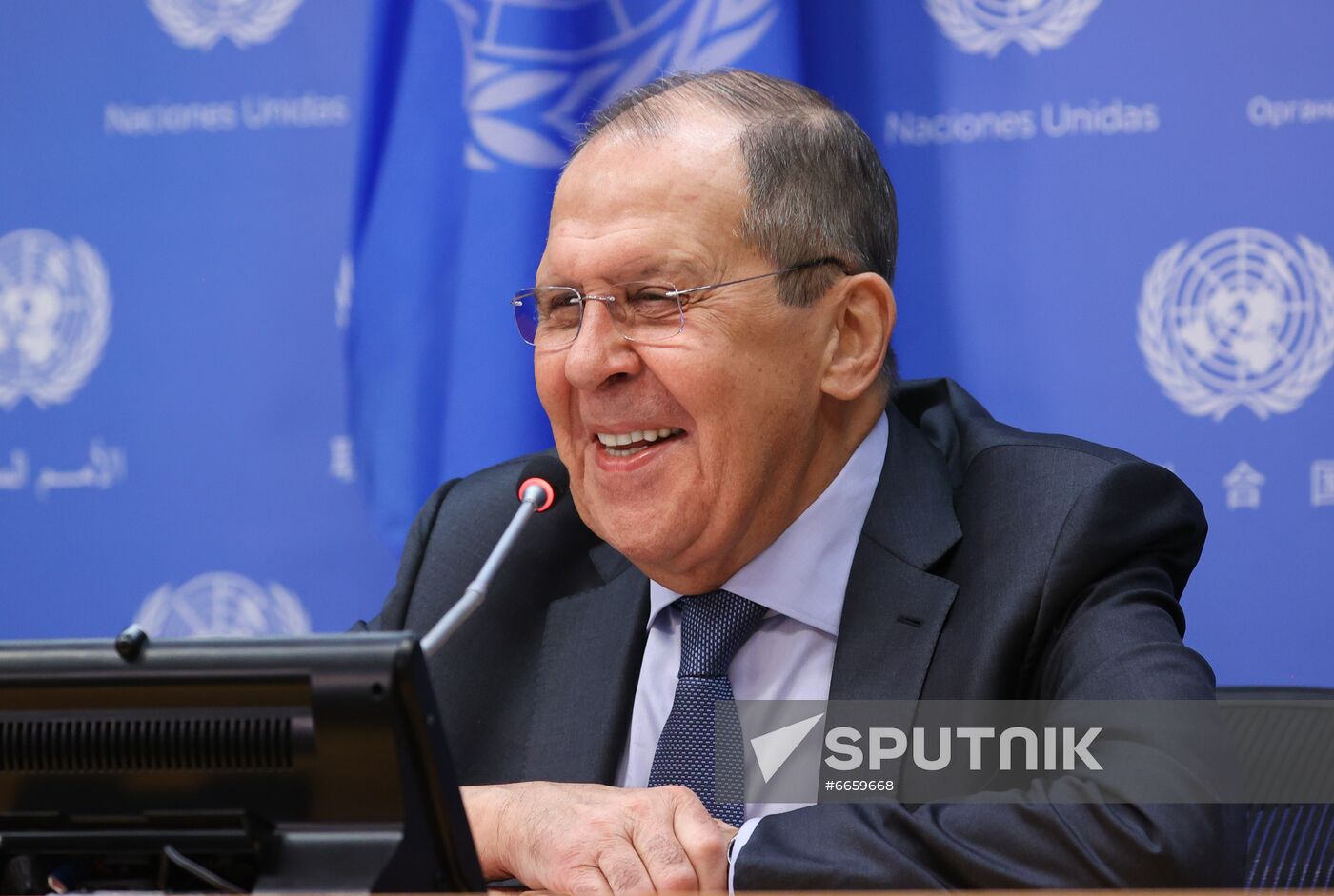US UN Russia Lavrov News Conference