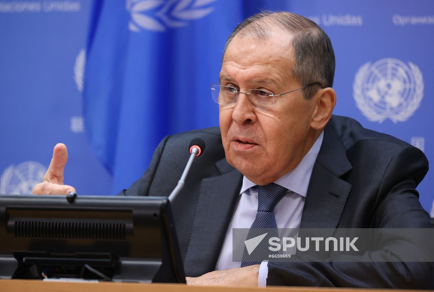 US UN Russia Lavrov News Conference