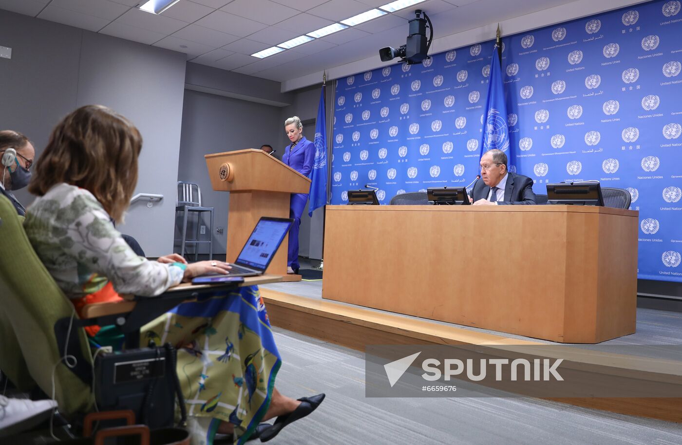 US UN Russia Lavrov News Conference