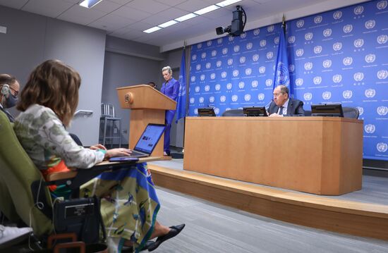 US UN Russia Lavrov News Conference
