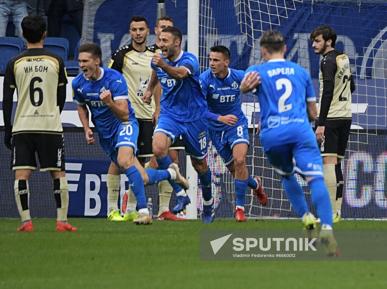 Russia Soccer Premier-League Dynamo - Rubin