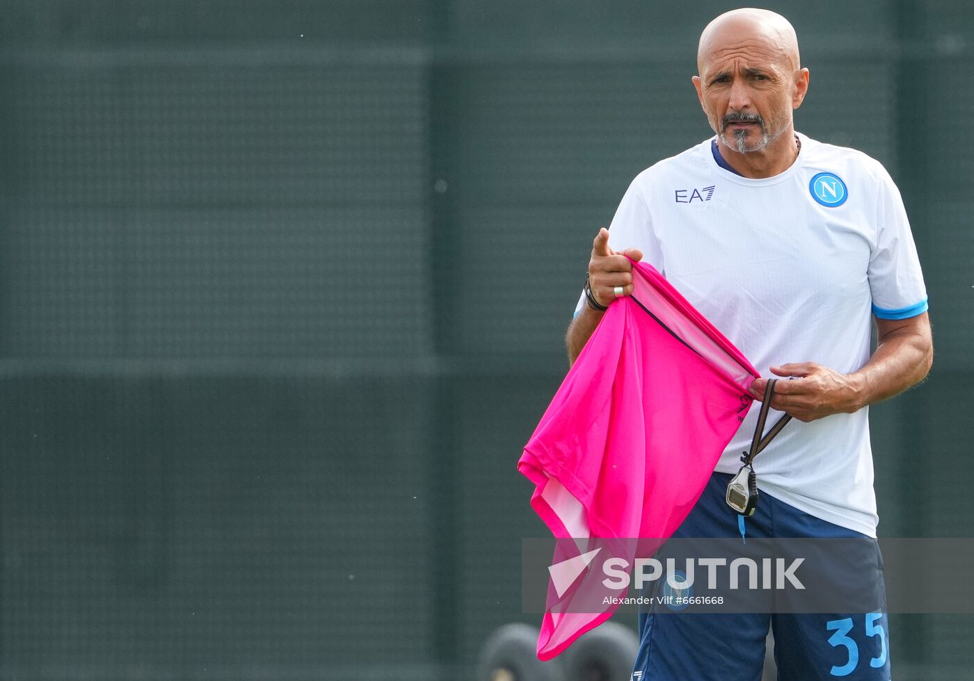 Italy Soccer Europa League Napoli Training