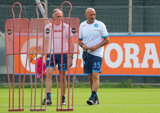 Italy Soccer Europa League Napoli Training