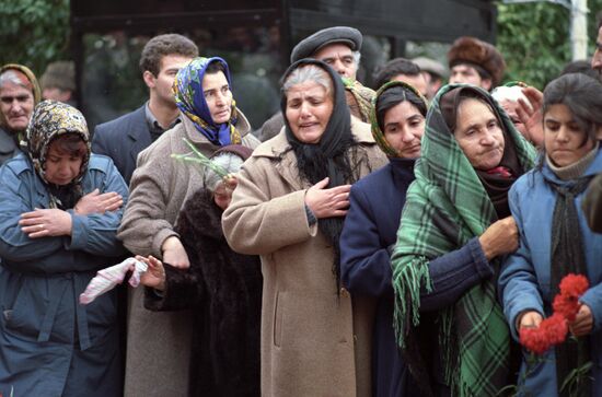 Armenian pogrom in Baku in 1990