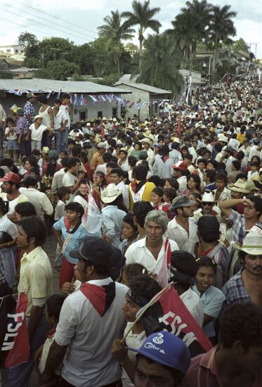 Nicaraguan President Daniel Ortega in Camoapa