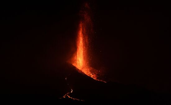 Spain Volcano Eruption
