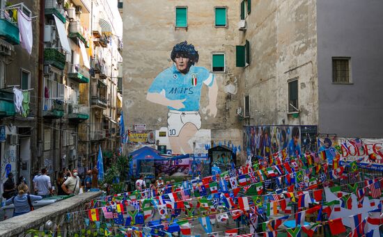 Italy Maradona Commemoration